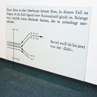 Joseph Kosuth - Ausstellung »Zahlen – Zeit – Zeichen«